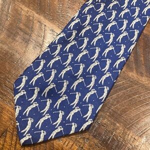 Lauren Ralph Lauren golf tie 100% silk